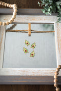 Avocado Charm with Gold Colour Plated Finish