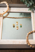 Owl Charm with Gold Colour Plated Accents