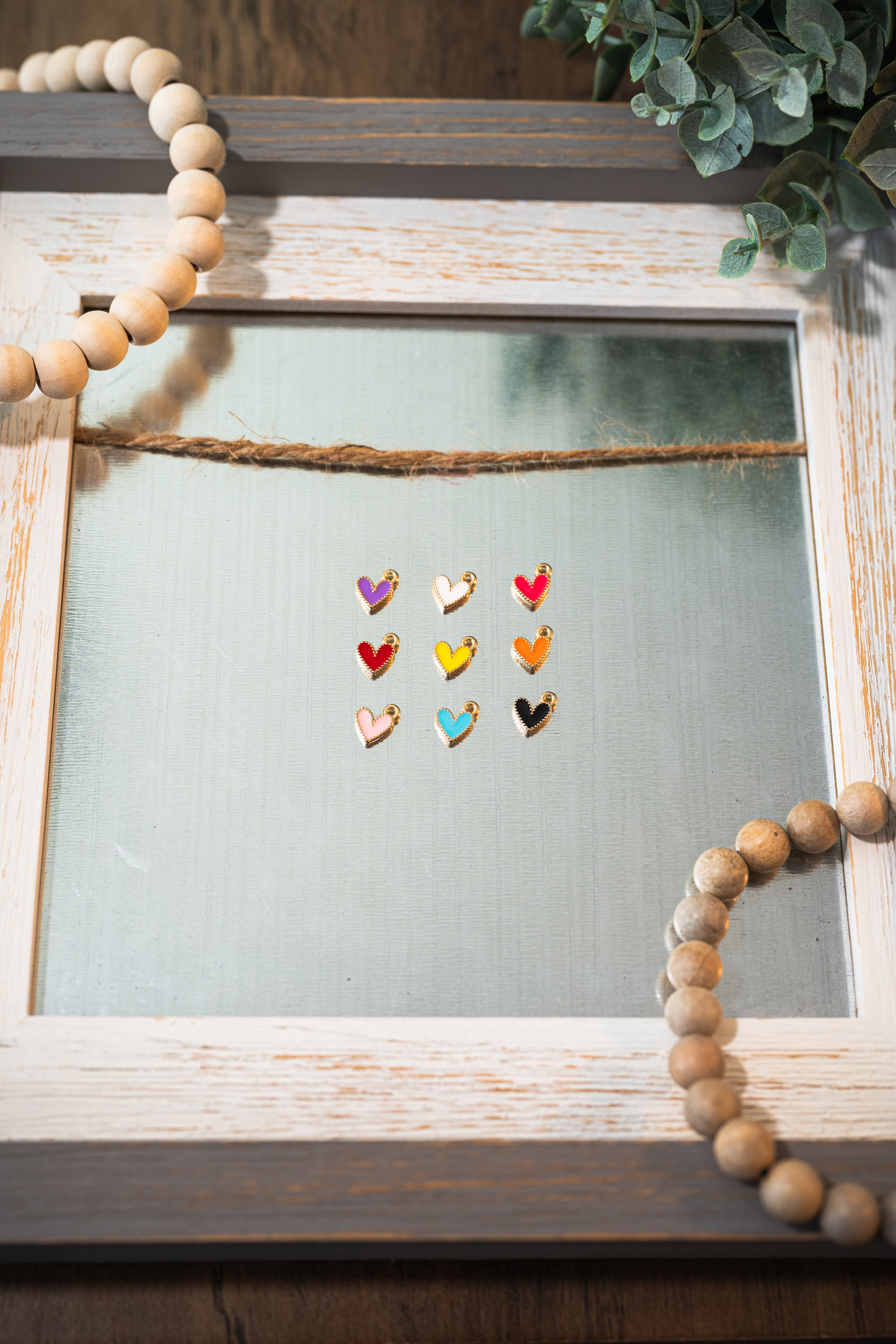 Mini Heart Charm with Gold Colour Plated Finish