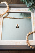 Rhinestone Bow Charm with Gold Colour Plated Finish
