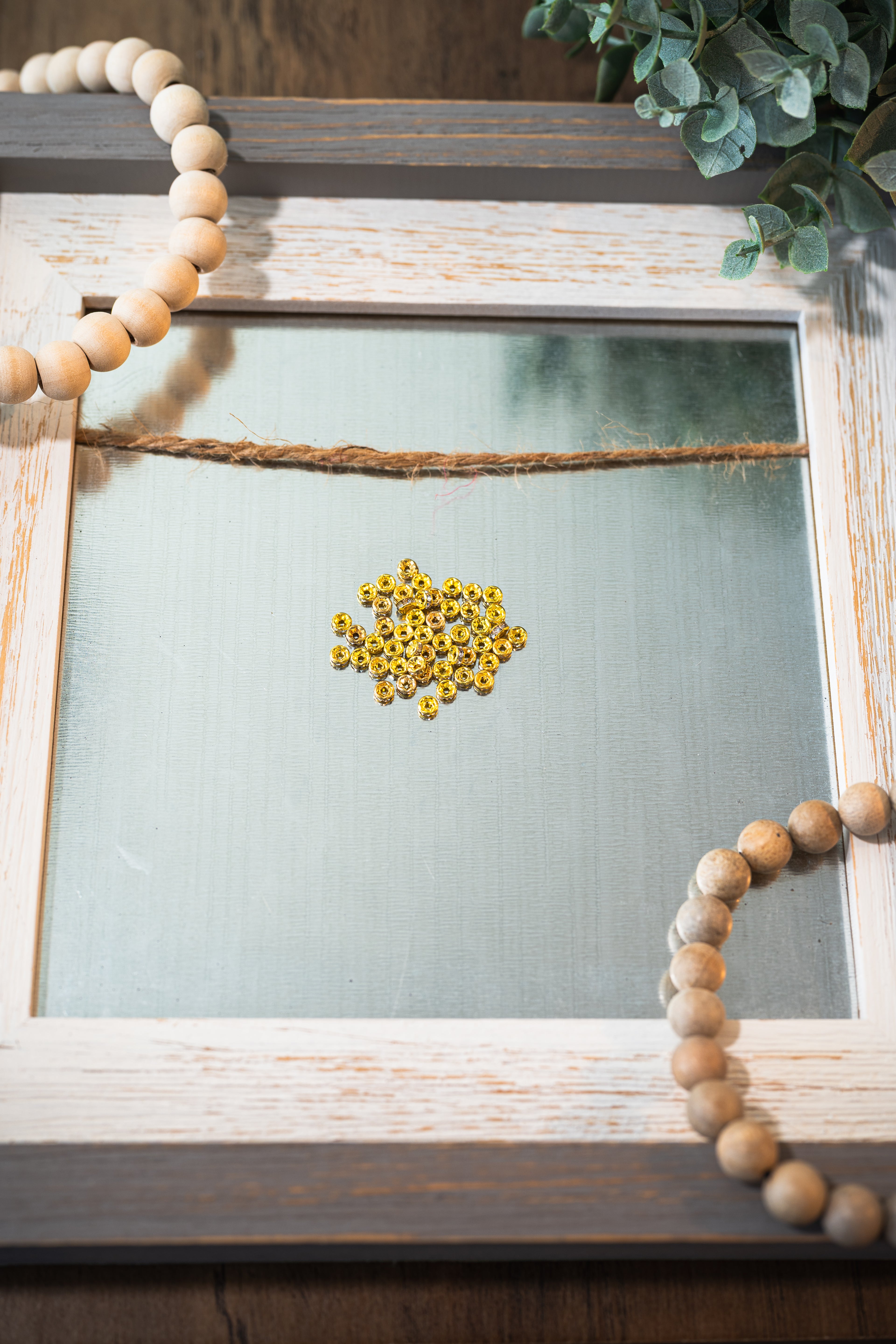 Brown Wood & Sandalwood Bead Pet Necklace with Interchangeable Charms (Select Charms Separately)
