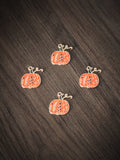 Orange Harvest Pumpkin Charm