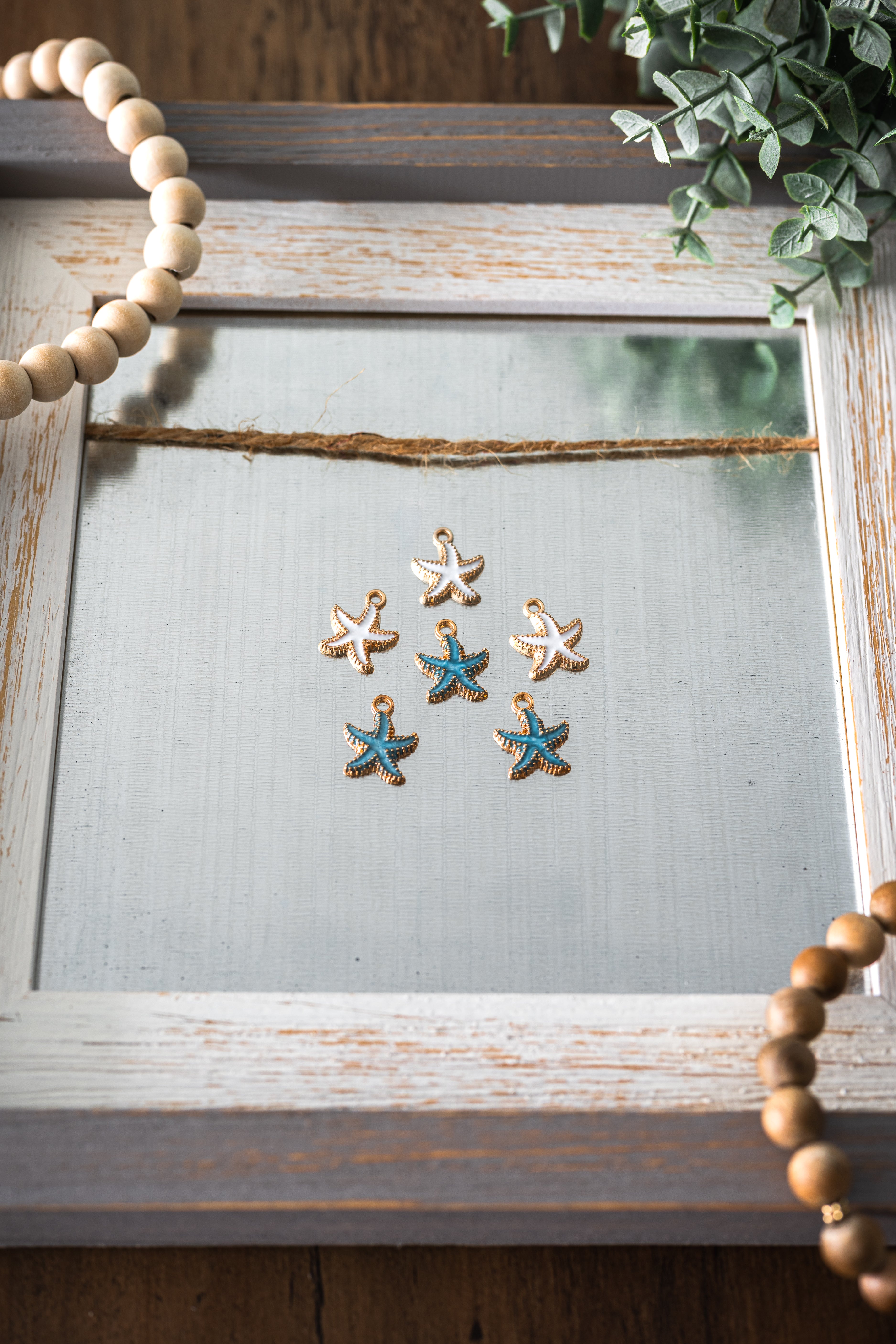 Starfish Charm with Gold Colour Plated Finish